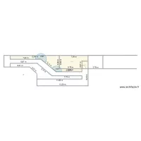 Plan à l'échelle cour é