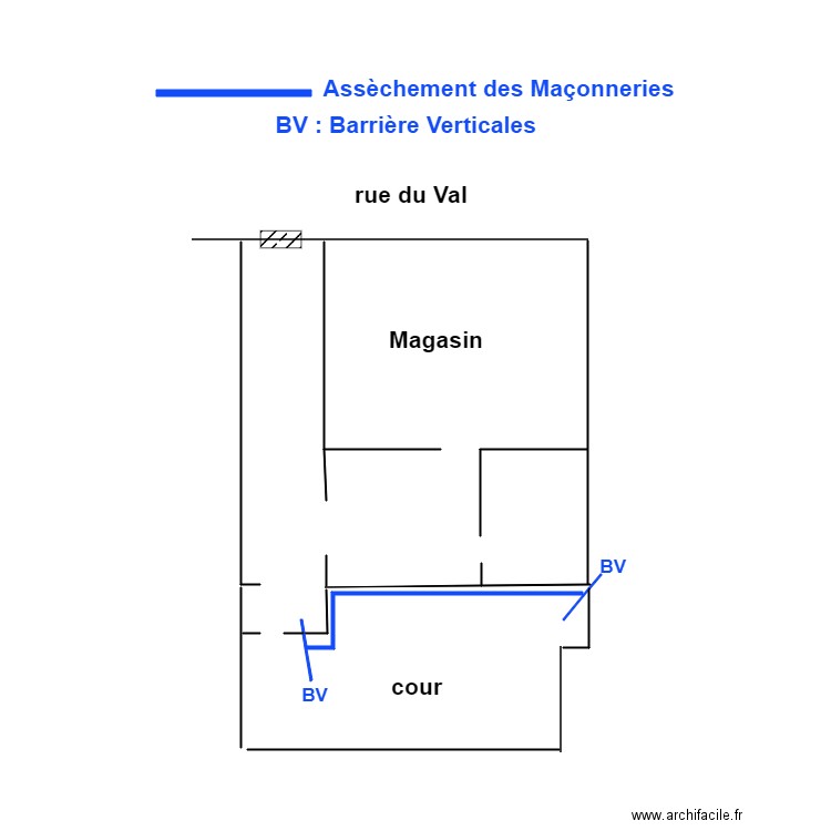 AVRIL Jean-Claude - LAMBALLE. Plan de 0 pièce et 0 m2