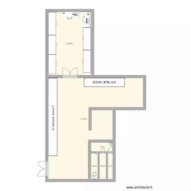 Stock CareLine. Plan de 6 et 88 m² Stock CareLine. Plan de 6 et 88 m²