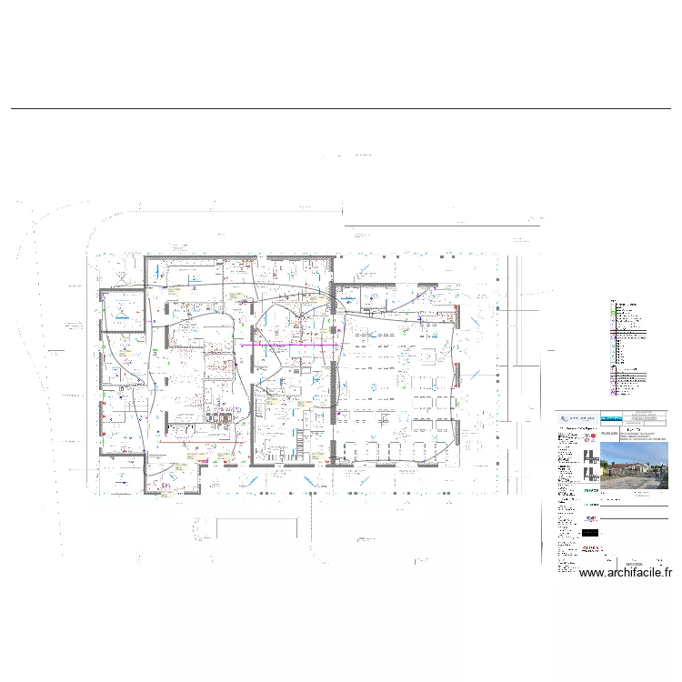 CUISINE CENTRALE - ELEC 2. Plan de 