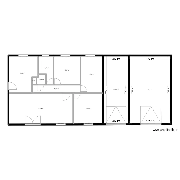 maison smej 3. Plan de 