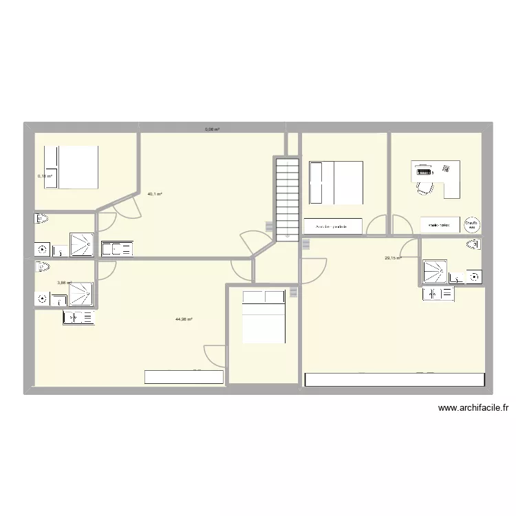 grenier. Plan de 6 et 154 m² grenier. Plan de 6 et 154 m²