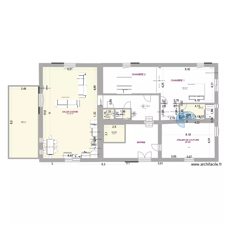 GRANGE RENOVATION NOVEMBRE 2025. Plan de GRANGE RENOVATION NOVEMBRE 2025. Plan de