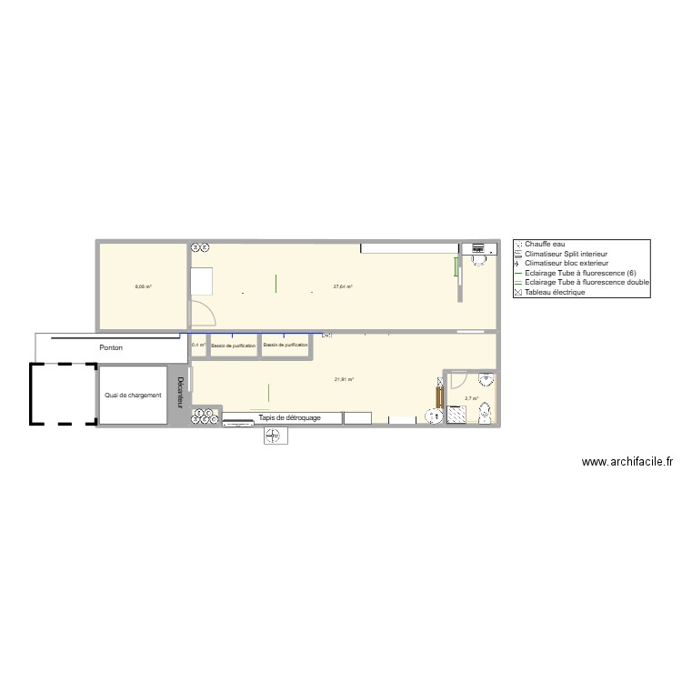 Plan Mas Antoine Balester. Plan de 10 pièces et 69 m2