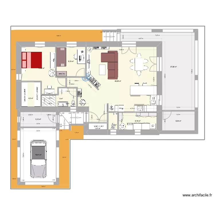 lot20dec25. Plan de 12  et 146 m²