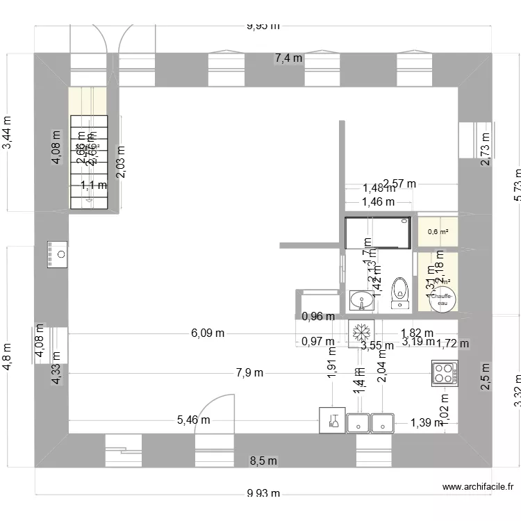 6 Saint-Edmond APRÈS_V2. Plan de 3 et 4 m² 6 Saint-Edmond APRÈS_V2. Plan de 3 et 4 m²