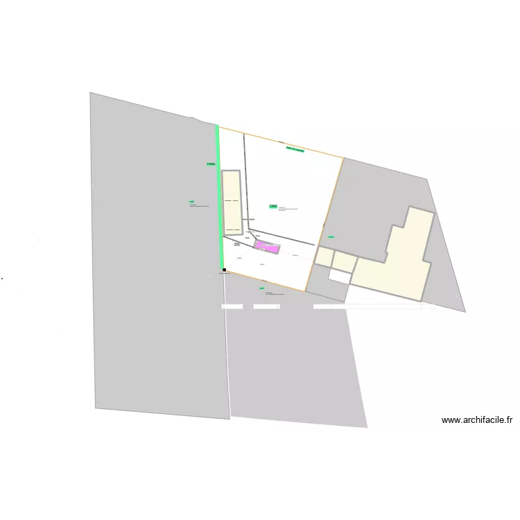 plan du terrain référence A. Plan de 5 et 1888 m² plan du terrain référence A. Plan de 5 et 1888 m²