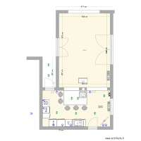Cuisine travaux 6 Placement des équipements