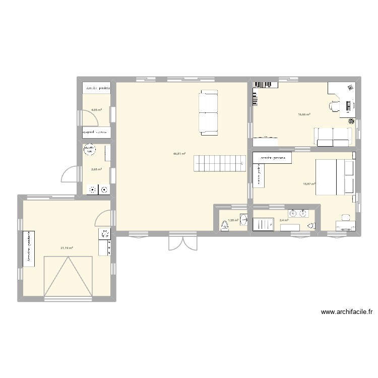 Maison. Plan de 0 pièce et 0 m2