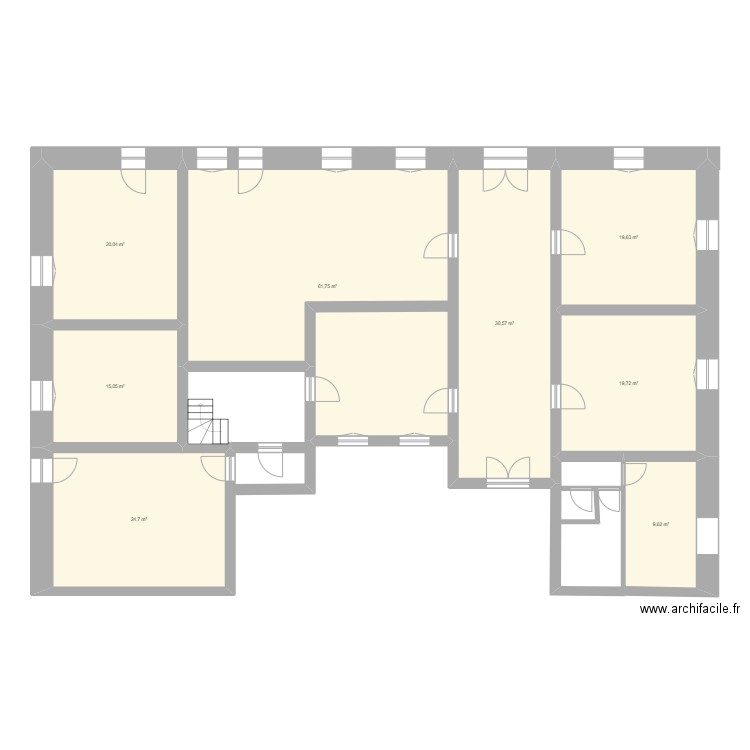 Maison Pise. Plan de 0 pièce et 0 m2