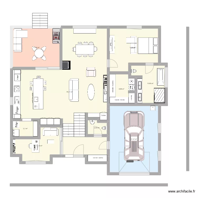Iris 2B 1 ch. Plan de 