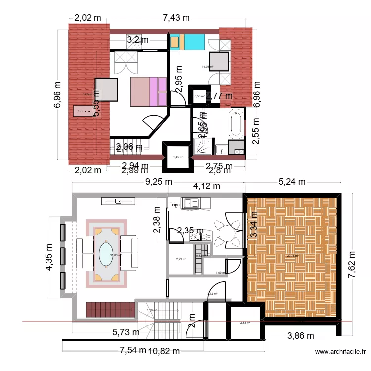 OCTAVIA UCCLE. Plan de 