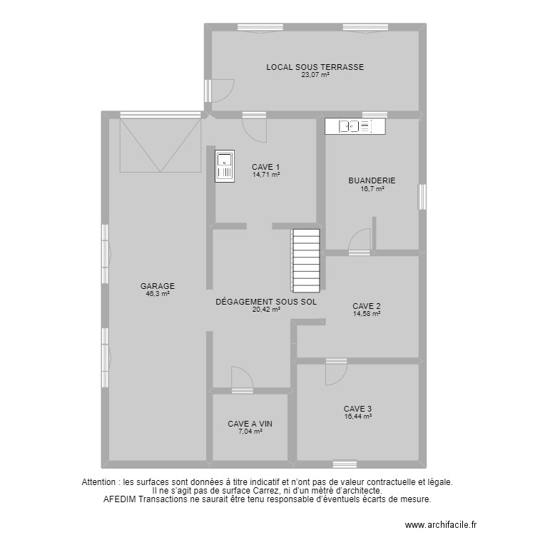 BI 19374 - J. Plan de 38 pièces et 445 m2