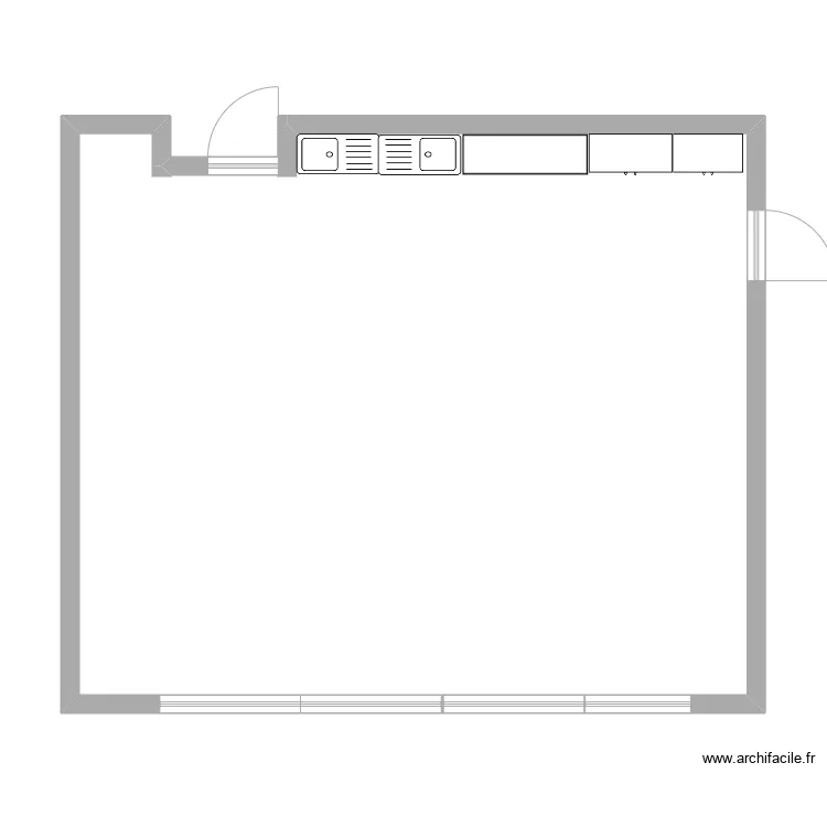 Labo A36  meubles. Plan de 