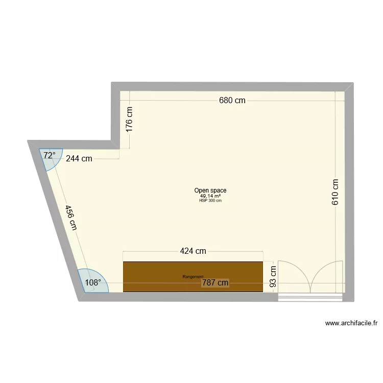 Open Space. Plan de 