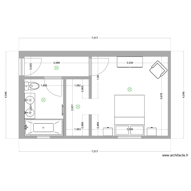 PROJET MOYER - MOINDROIT. Plan de 