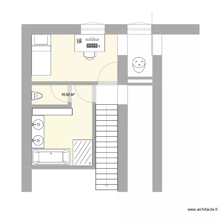sdb toilette ac sdb sans fenetre. Plan de 