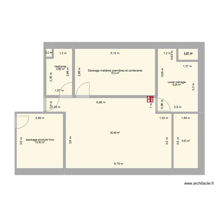 Plan laboratoire V8 Monastère de la visitation. Plan de 8 et 77 m² Plan laboratoire V8 Monastère de la visitation. Plan de 8 et 77 m²
