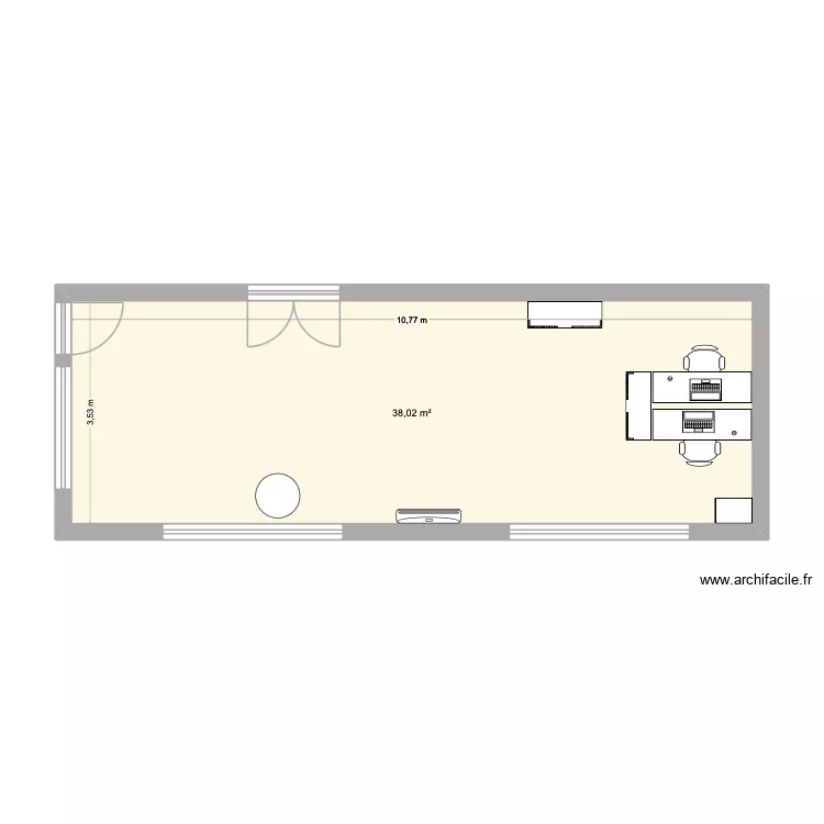 Sol'Eole Albi. Plan de 1 et 38 m² Sol'Eole Albi. Plan de 1 et 38 m²
