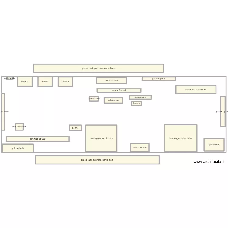 atelier bapsalle. Plan de 24  et 1818 m²