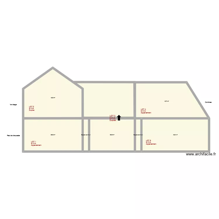 C&eacute;lia. Plan de 