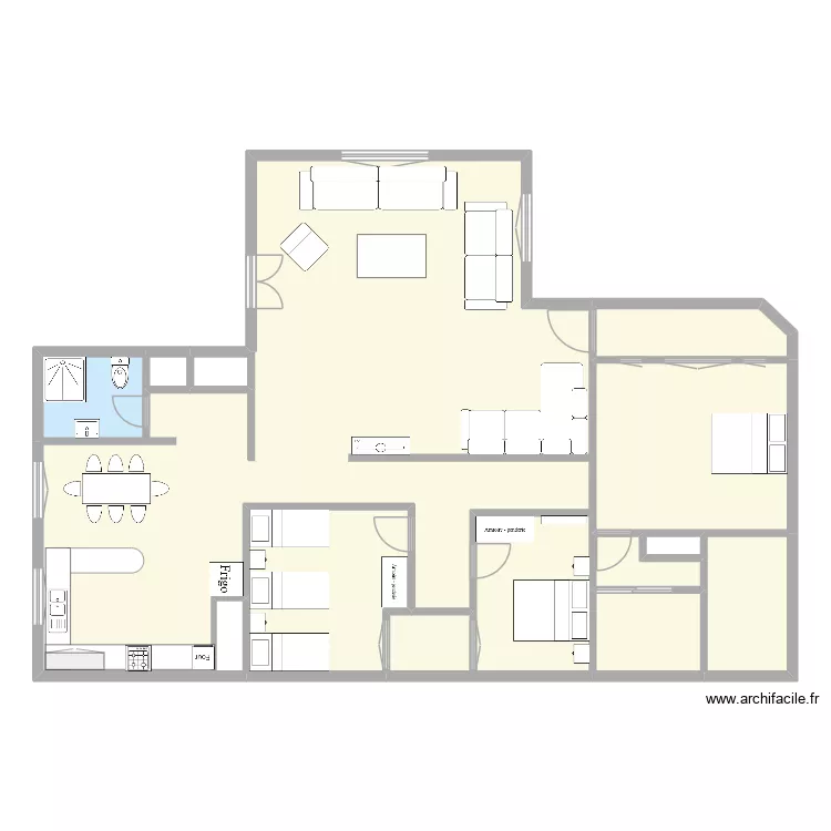 Maison Azur 2. Plan de 14 et 194 m² Maison Azur 2. Plan de 14 et 194 m²