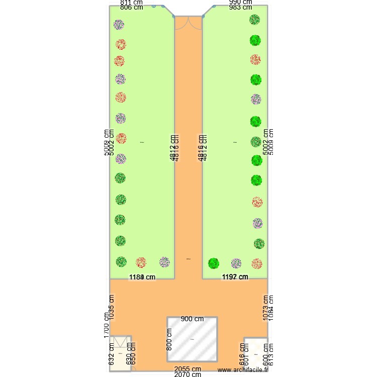 TIGMMI. Plan de 6 pièces et 1984 m2