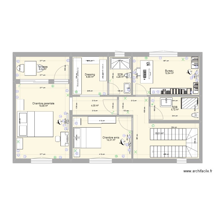 Etage 1. Plan de 0 pièce et 0 m2