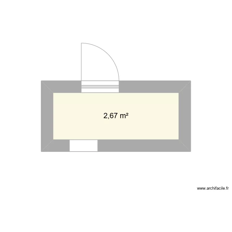 Laurence. Plan de 1  et 3 m²