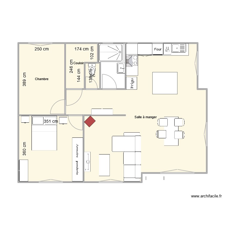 New étage. Plan de 0 pièce et 0 m2 New étage. Plan de 0 pièce et 0 m2