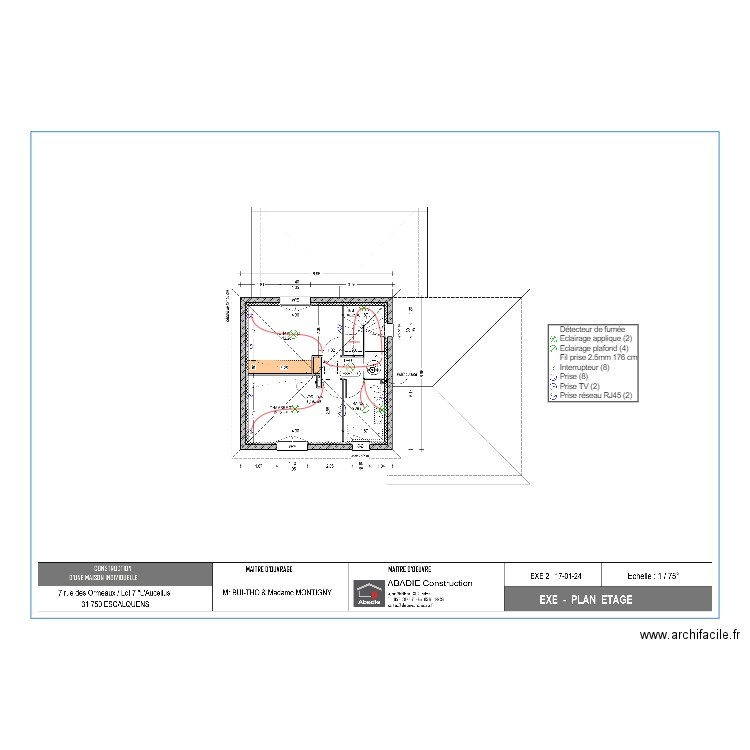 BUI THO 1er ABADIE. Plan de 0 pièce et 0 m2