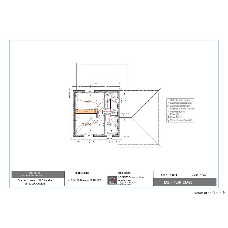 BUI THO 1er ABADIE. Plan de 0 pièce et 0 m2