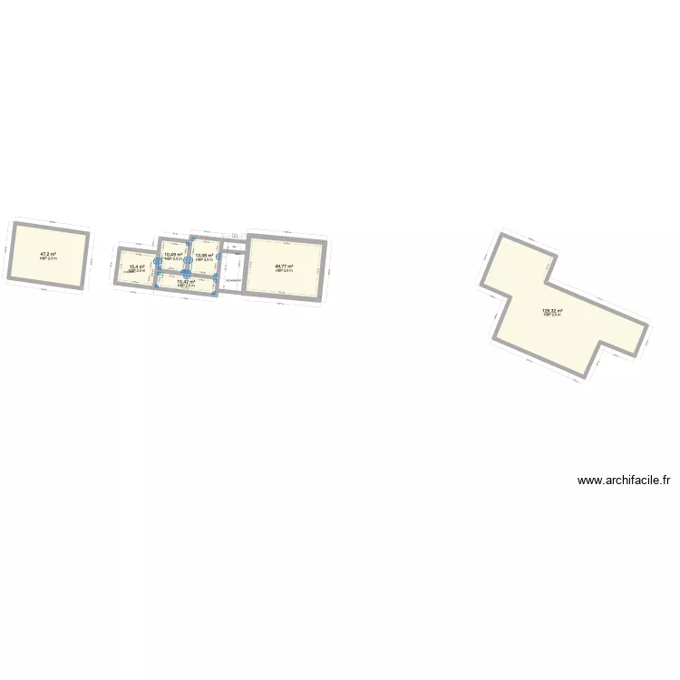 FLAVIGNEROT. Plan de 