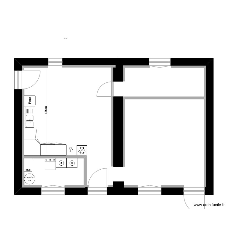 CELLIER A COTE PORTE ENTREE. Plan de 0 pièce et 0 m2