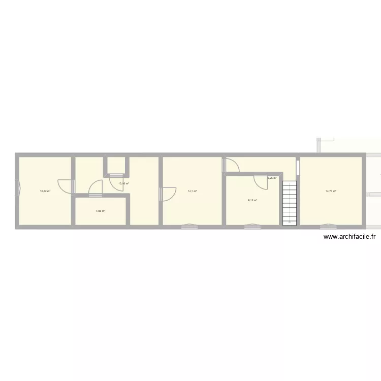 LEVEUF - NOTRE DAME DE BONDEVILLE. Plan de 17  et 182 m²