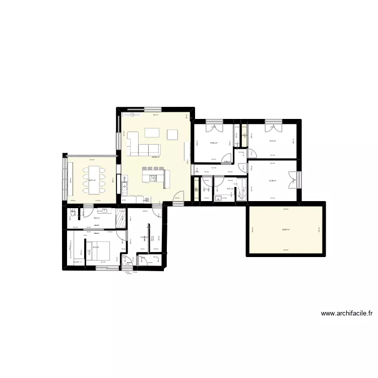 Tourelle_v5. Plan de 14  et 179 m²