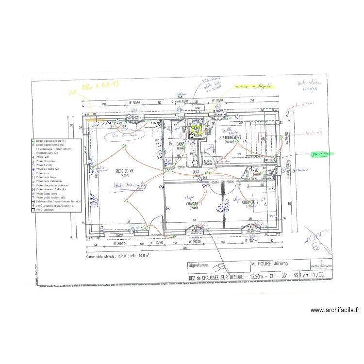 FOURE ELEC. Plan de 0 pièce et 0 m2