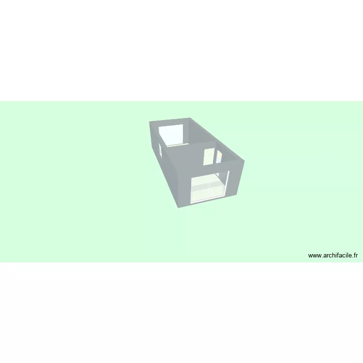 Garage 9 x 4. Plan de 1  et 30 m²