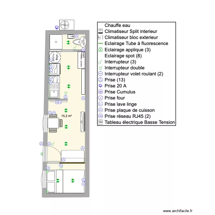 ANNEXE. Plan de 1 et 15 m² ANNEXE. Plan de 1 et 15 m²