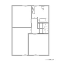 Andlau - plan pour mesures 1er étage