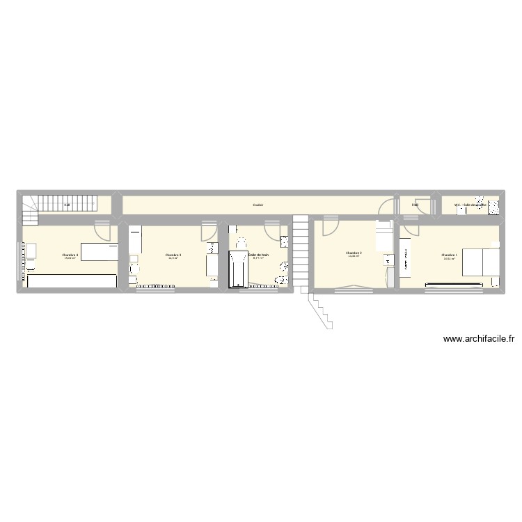 236 - 1 - 1er étage. Plan de 0 pièce et 0 m2