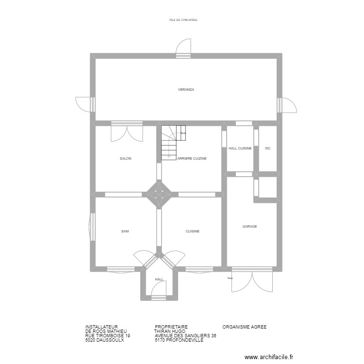 THIRAN REZ. Plan de 0 pièce et 0 m2