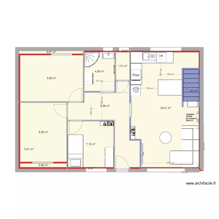 THOUARE BUSSONNIERE. Plan de THOUARE BUSSONNIERE. Plan de