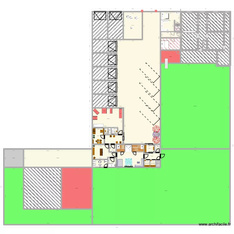 Forchies 2 Garage + Lavoir + Wellness V4. Plan de 47 et 2237 m² Forchies 2 Garage + Lavoir + Wellness V4. Plan de 47 et 2237 m²