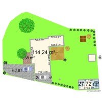 plan garage fond du jardin sans piscine