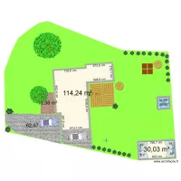 plan garage fond du jardin sans piscine