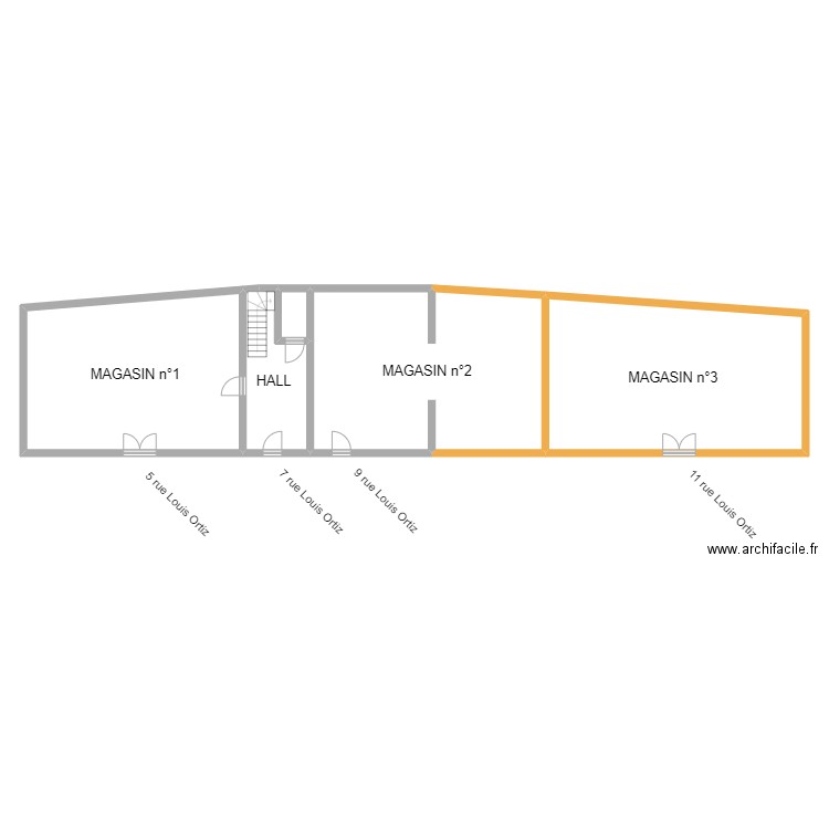 ORTIZ. Plan de 0 pièce et 0 m2