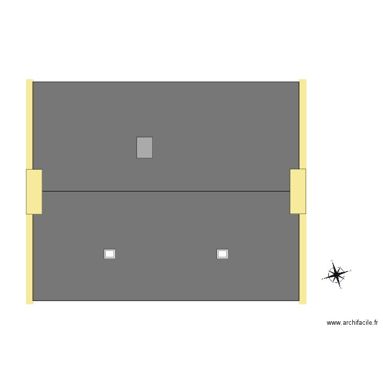 Toiture V 2. Plan de 0 pièce et 0 m2