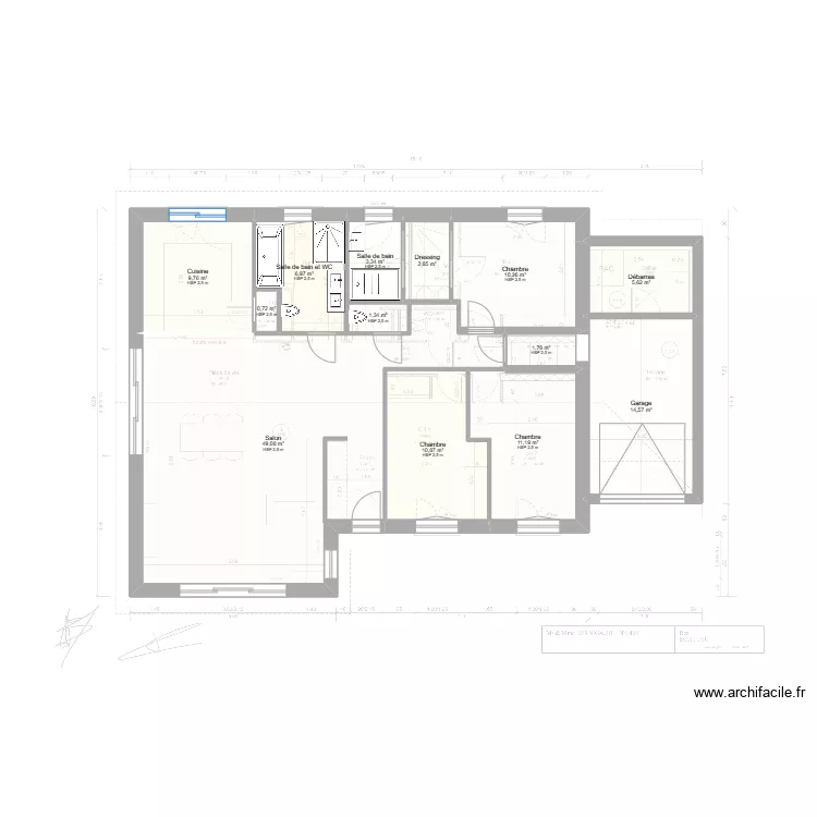 plan maison st pierre. Plan de 