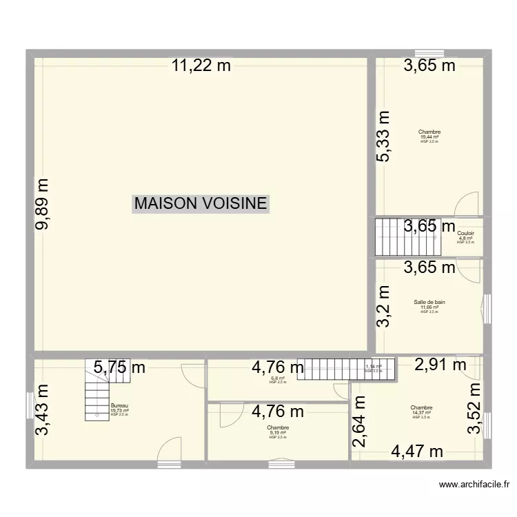 CASTANDET ETA1. Plan de 